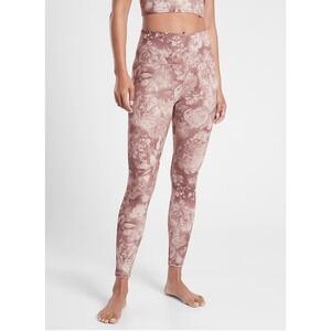 Athleta elation Floral Leggings XXS — Pastel Pink Performance athletic‎